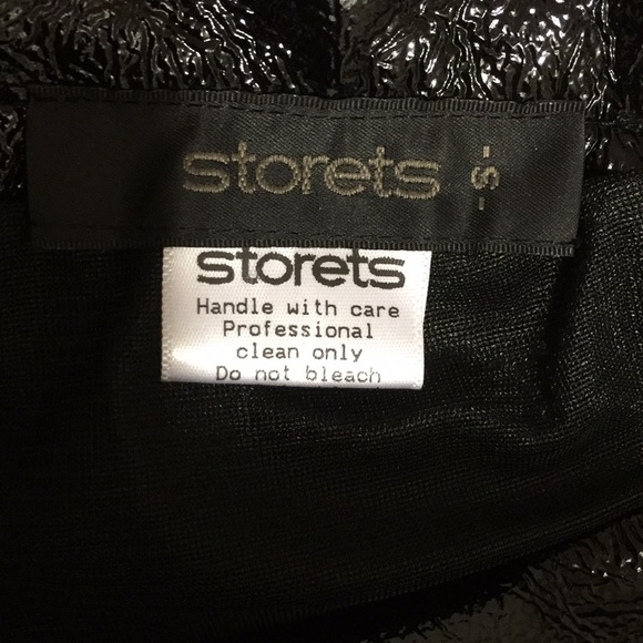 Storts Black shiny skirt size S BNWOT - Picture 4 of 8